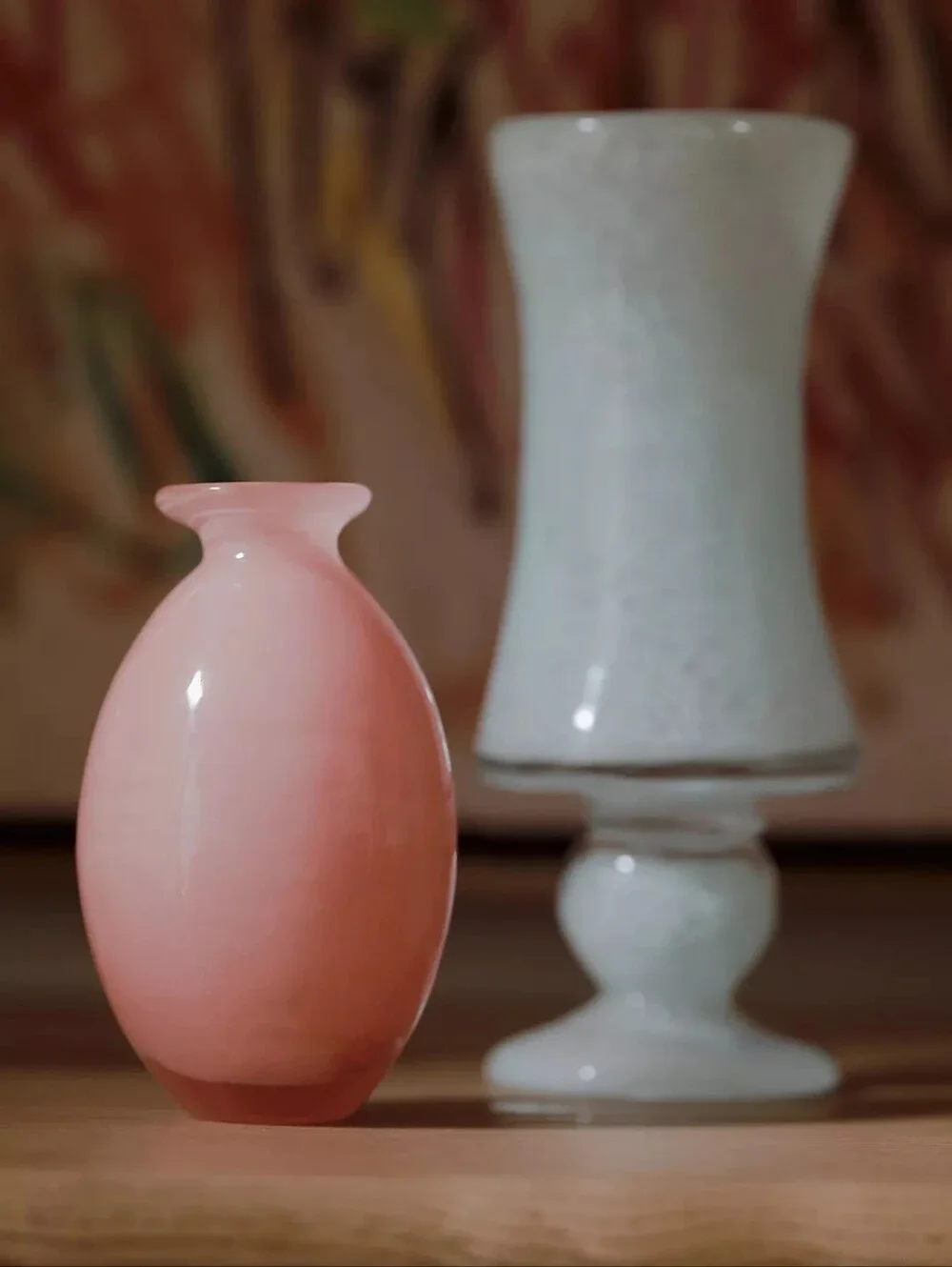Anthropologie Pink Ceramic Bud Vase